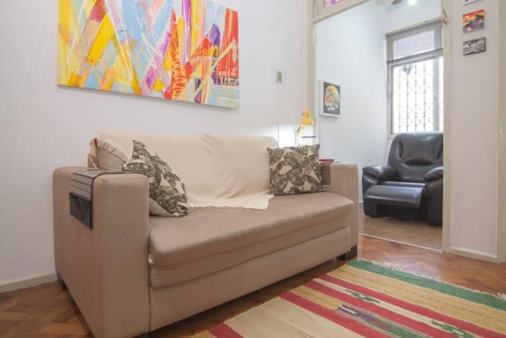 Apartamento Charmoso Na Praia De Copacabana Rio de Janeiro Bagian luar foto